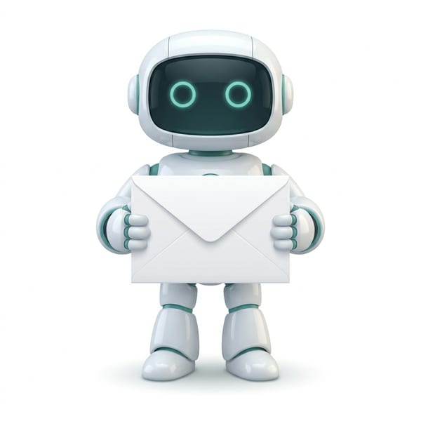 Recrtr robot delivering an envelope
